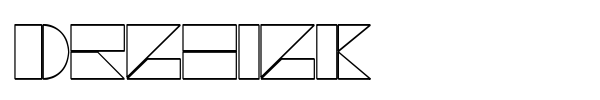 Drebiek font preview